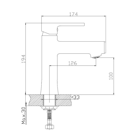 Смеситель для раковины Haiba HB10652-7