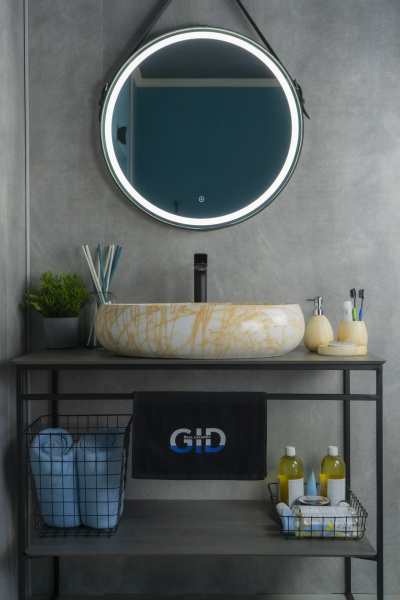 Раковина накладная (60х41) Gid Mnc167