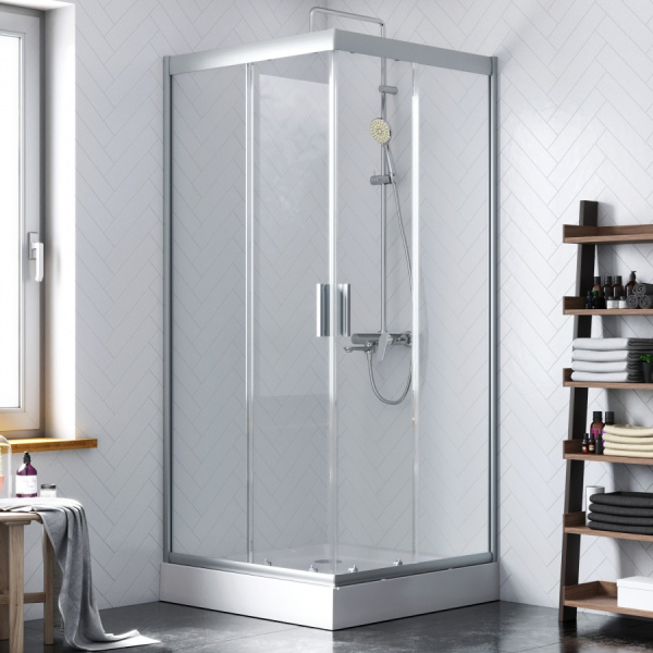 Душевой уголок (90х90) Damixa Skyline Square DX35WG-403-090MT