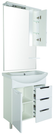 Зеркальный шкаф (67х106)   ASB-Mebel  Мессина 70 9887