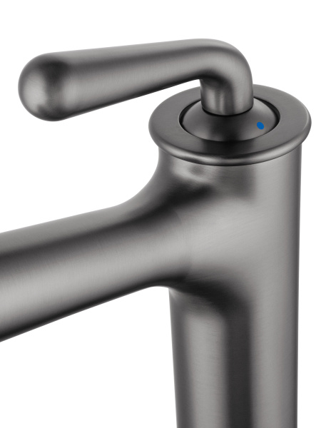 Смеситель для раковины высокий WONZON & WOGHAND STEAM, темный графит WW-88239008-BGM Смеситель для раковины высокий WONZON & WOGHAND STEAM, темный графит WW-88239008-BGM