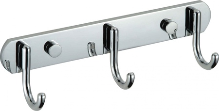 Планка с крючками 3 крючка Savol S-001253 в упаковке 2 шт