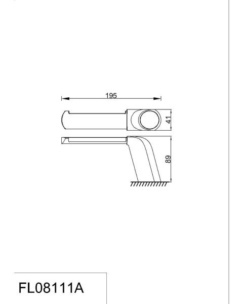 Бумагодержатель RUSH Flores FL08111A