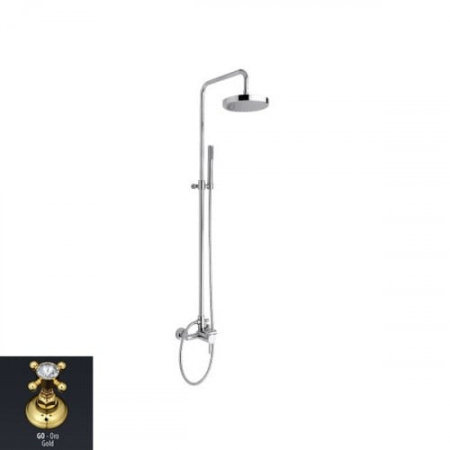 ДУШЕВОЙ ГАРНИТУР NICOLAZZI MINIMAL SHOWER 5714WSGO20,золото