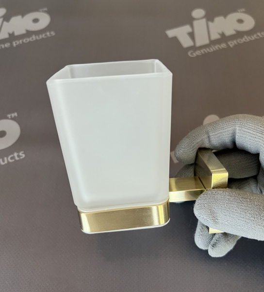 Стакан для зубных щеток Timo Selene 17033/17 золото матовое