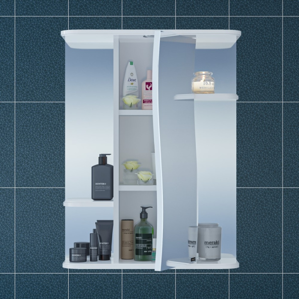 Зеркальный шкаф (55х73)  СаНта Лира 55 101053