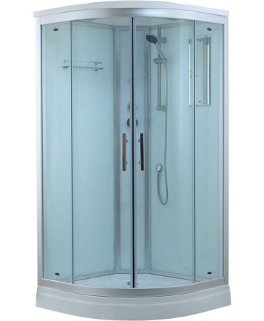 Душевая кабина (90х90) Timo Standart Silver Fabric T-6609SF