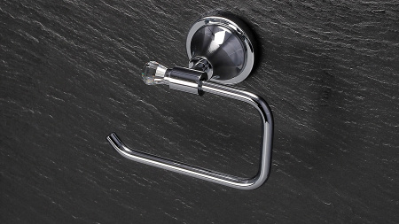 Бумагодержатель без крышки Sofita Crystal SF-35010A