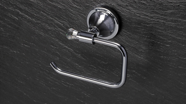 Бумагодержатель без крышки Sofita Crystal SF-35010A