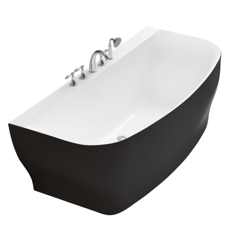 Акриловая ванна (165x78) BelBagno BB74-NERO-W0
