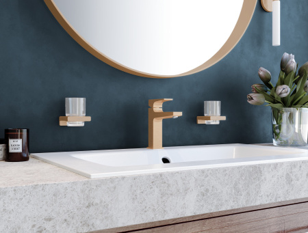 Стакан для зубных щеток Hansgrohe AddStoris 41749140 шлифованная бронза