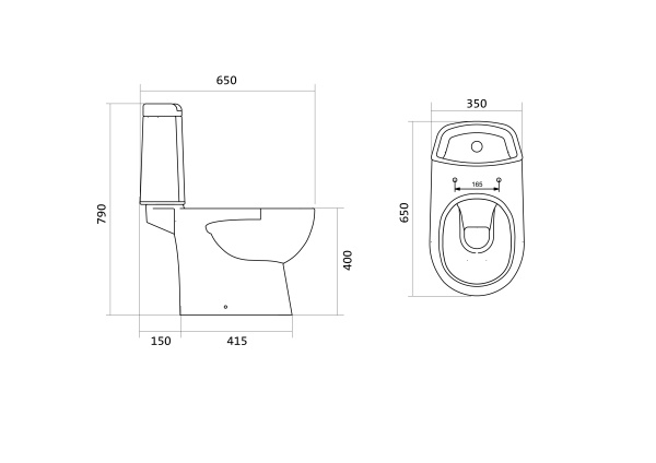 Унитаз напольный  Santek Остин  1WH302419