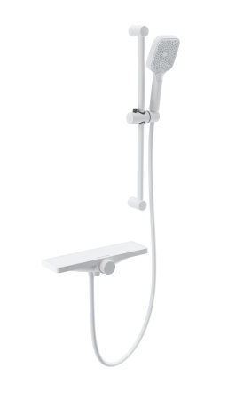 Смеситель для ванны с душем WONZON & WOGHAND Onix, белый матовый WW-B2551-A-MW