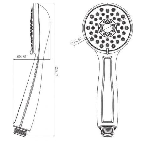 Душевая лейка Elghansa Hand Shower MB-060