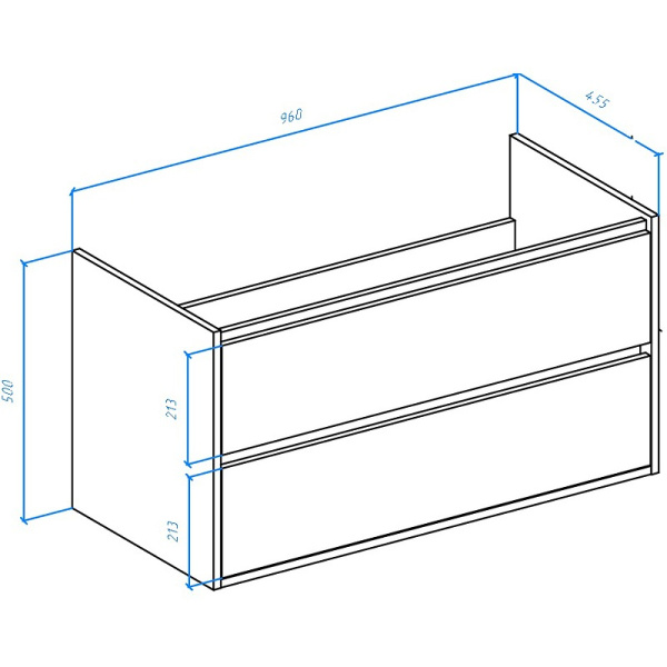 Тумба под раковину Bellezza Лоренцо 100 4639117270479