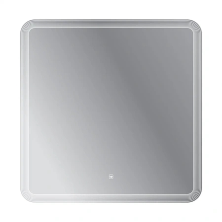 Зеркало (80х80) Cezares CZR-SPC-DUET-800-800-LED-TCH