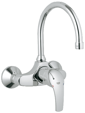 Смеситель однорычажный для мойки, DN 15 Grohe Eurosmart 32482 001 (32482001) хром