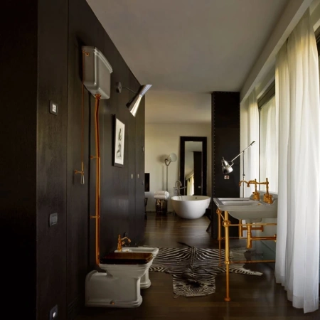 Бачок высокий для унитаза Kerasan Waldorf 418001 без трубы и механизма слива