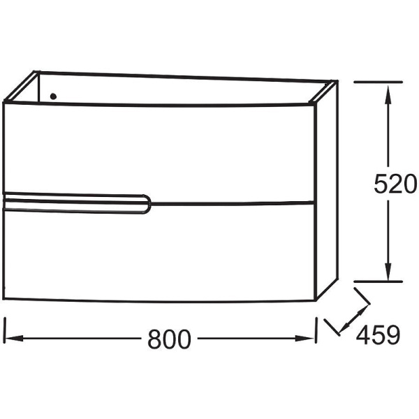 Тумба под раковину Jacob Delafon Nona 80 EB1888RU-G98