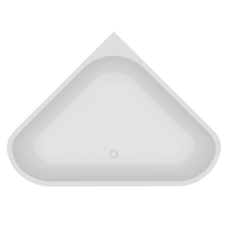 Акриловая ванна (150х150) ABBER AB9446MW без гидромассажа, белый