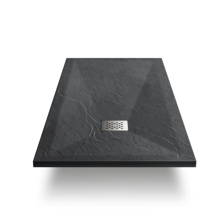 Душевой поддон из искусственного камня (120х90) Vincea VST-4SR1012A, антрацит