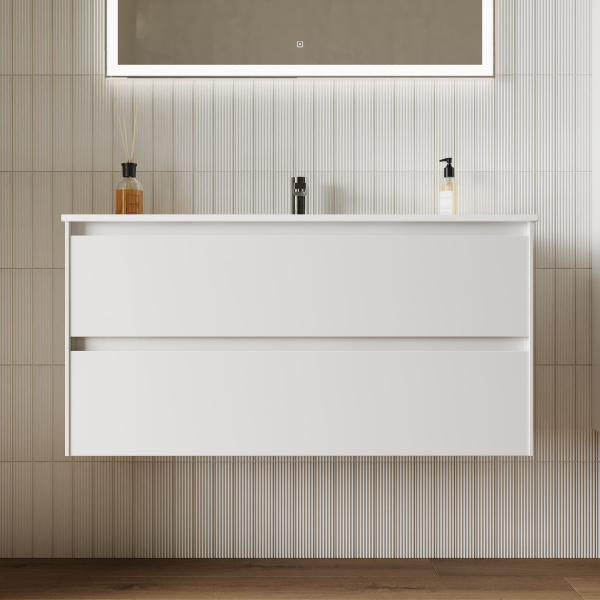 Тумба под раковину Sancos  Cento CN100W белый глянец