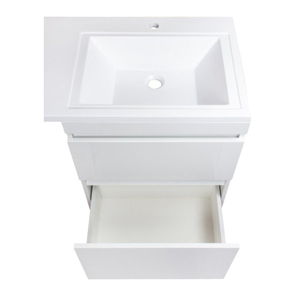 Тумба под стиральную машину подвесная Style Line Даллас СС-00000469 белый