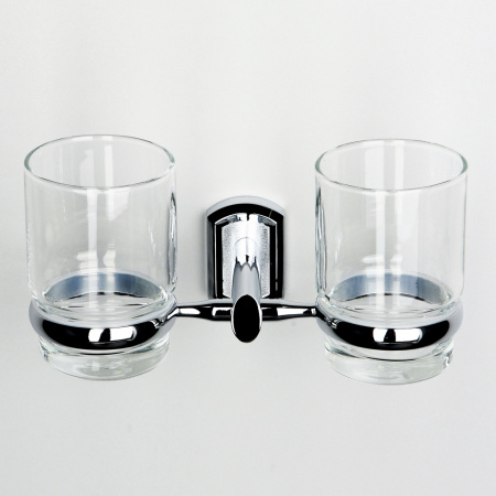 Cтакан для зубных щеток двойной  WasserKRAFT Oder K-3028D