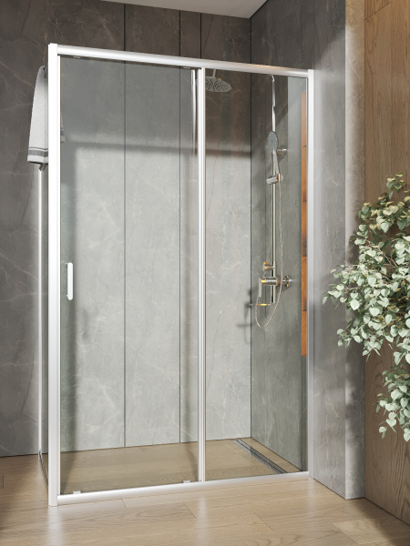 Душевой уголок без поддона (120х78,5) Orange E23-12080TCR хром