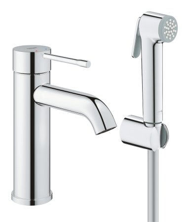Смеситель для раковины с гигиеническим душем Grohe Essence New 24189 000 (24189000) хром