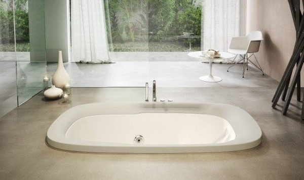 Левосторонняя акриловая ванна Jacuzzi Muse 180x100 SX 9F43-798A Левосторонняя акриловая ванна Jacuzzi Muse 180x100 SX 9F43-798A
