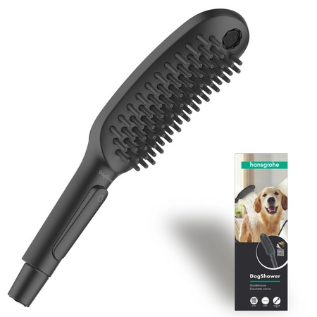 Ручной душ для мытья собак Hansgrohe DogShower 26640670 черный матовый