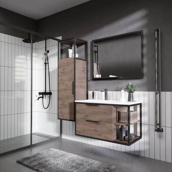 Раковина встраиваемая сверху (90х45) Grossman Лофт 4627173210799