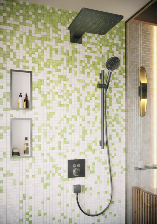Мыльница Hansgrohe AddStoris 41746340 шлифованный черный