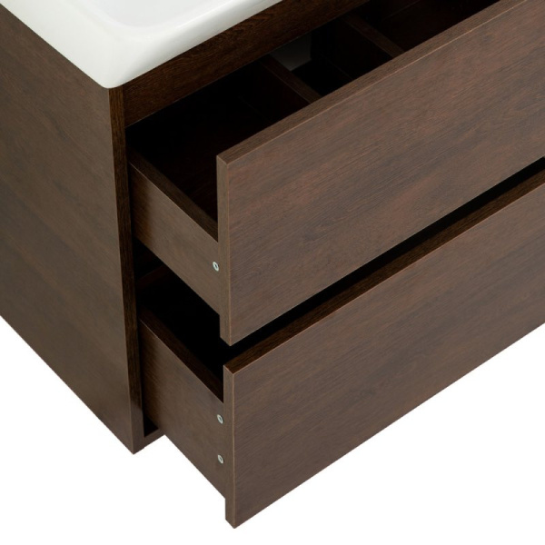 База под раковину подвесная BelBagno NEON-600-2C-SO-RS Rovere Scuro