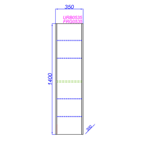 Пенал Aqwella Urban 35 URB0535DD