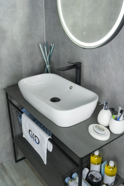 Раковина накладная (61х34) Gid N9217