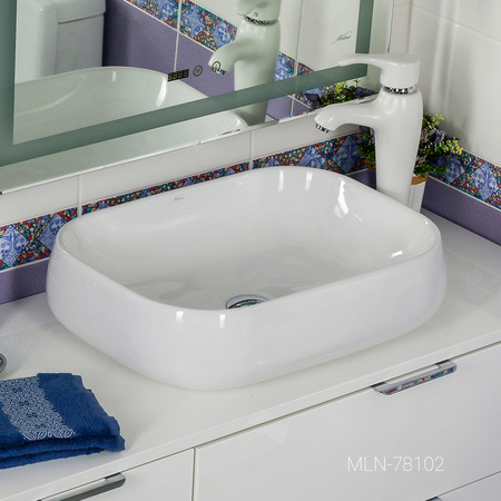 Раковина накладная (57,5х43,5) Melana 78102-805