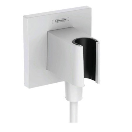 Шланговое подсоединение Hansgrohe FixFit E 26889700 белый матовый