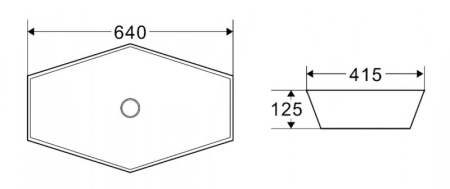 Раковина накладная BelBagno BB1139