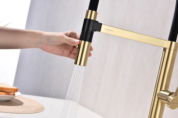 Смеситель для кухни Paulmark Leader Le214101-SBG