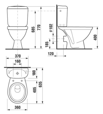 Унитаз-компакт Jika Lyra 8242360002429