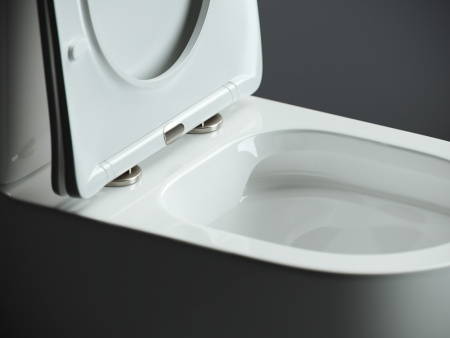 Напольный пристенный унитаз Ceramica Nova Mia Rimless CN1801