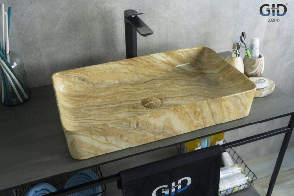 Раковина накладная (60х34) Gid Mnc595