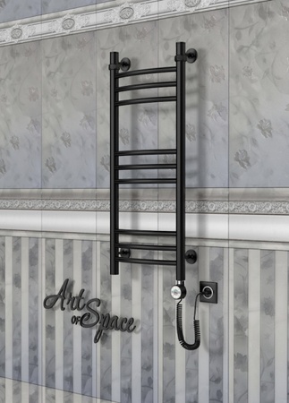 Электрический полотенцесушитель с функцией быстрой сушки ArtofSpace ARTICO EAAO300800RAL9005RP