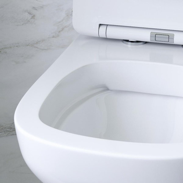 Подвесной унитаз безободковый с сиденьем микролифт Am.Pm X-Joy C85A1702SC