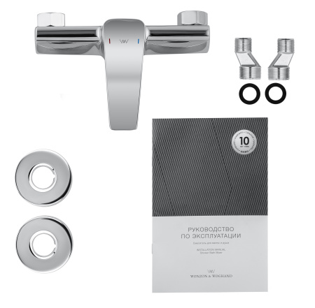 Смеситель для душа WONZON & WOGHAND ATHENS, хром WW-084101-CR