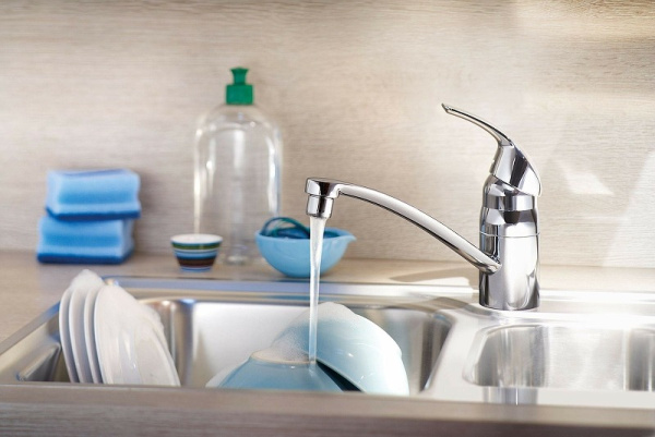 Смеситель для кухни однорычажный Grohe Euroeco 32750 000 (32750000) хром