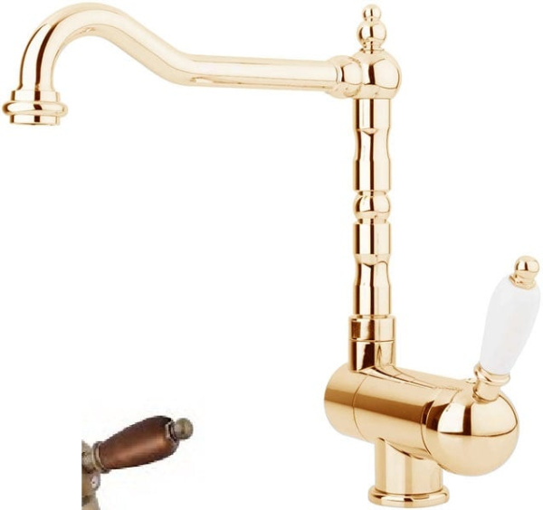 Смеситель для кухни Cezares ELITE ELITE-LLPM2-03-Nc золото