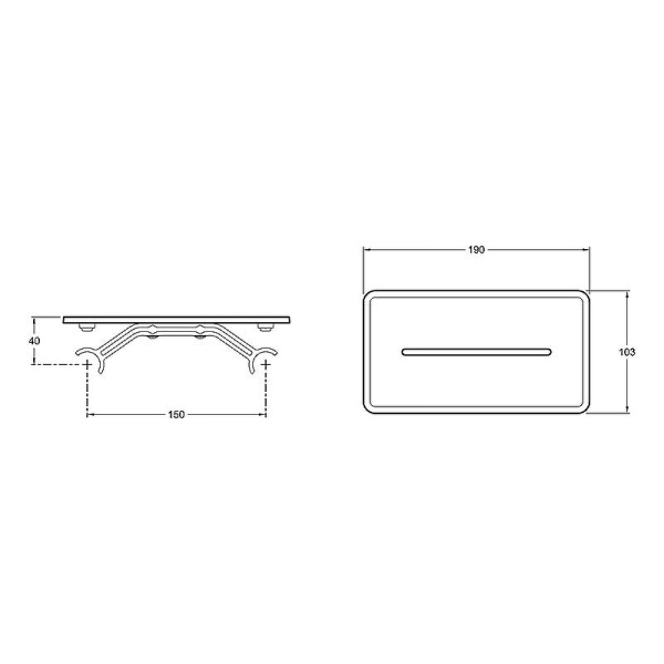 Смеситель термостатический для душа Jacob Delafon Metro E21768-BL